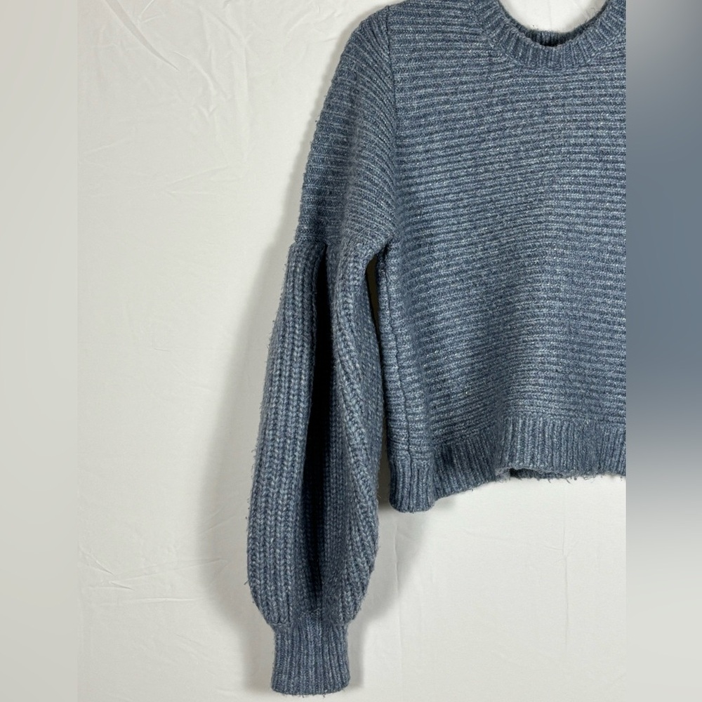 Zara Light Blue Wool Sweater- L - Picture 8 of 14